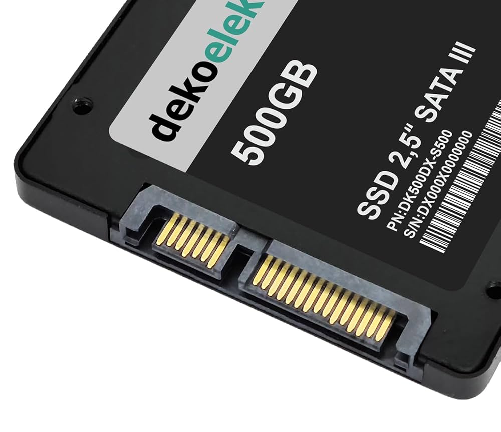 内蔵型SSD Modello dekoelektropunktde Disco rigido SSD da 500GB adatto per HP